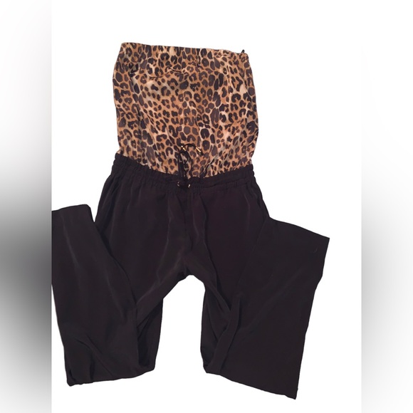 Leopard Print Jumpsuit Animal Print - Picture 2 of 7